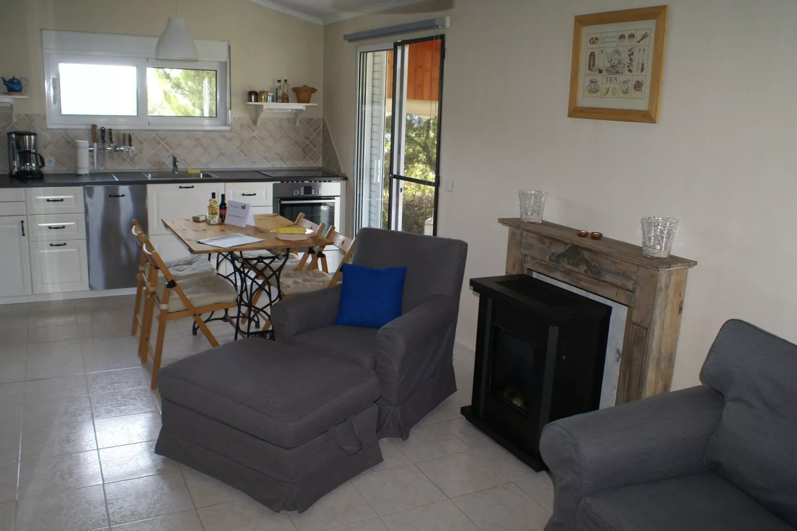 House Kritinia Rhodos-Woonkamer