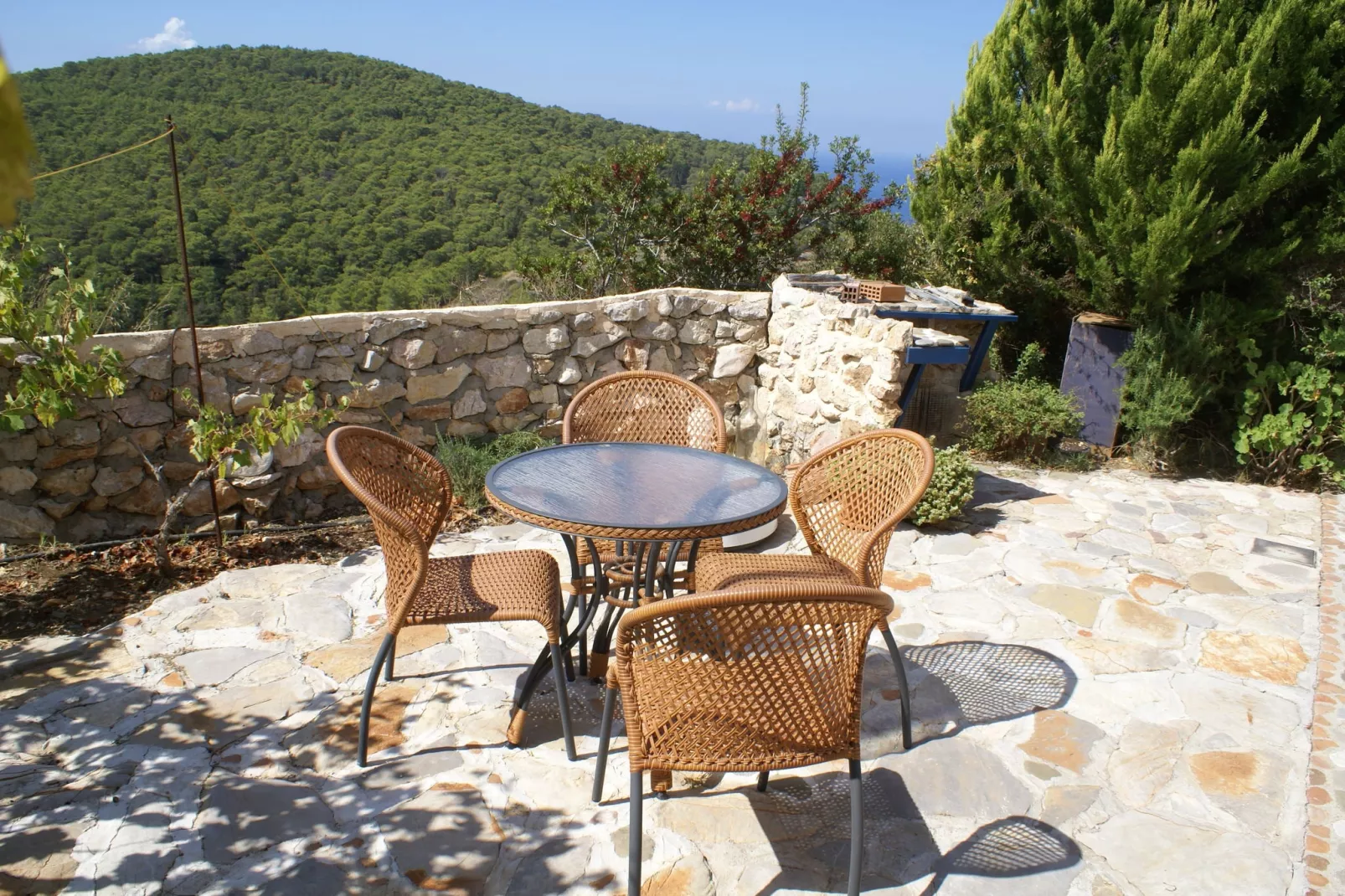 House Kritinia Rhodos-Terrasbalkon