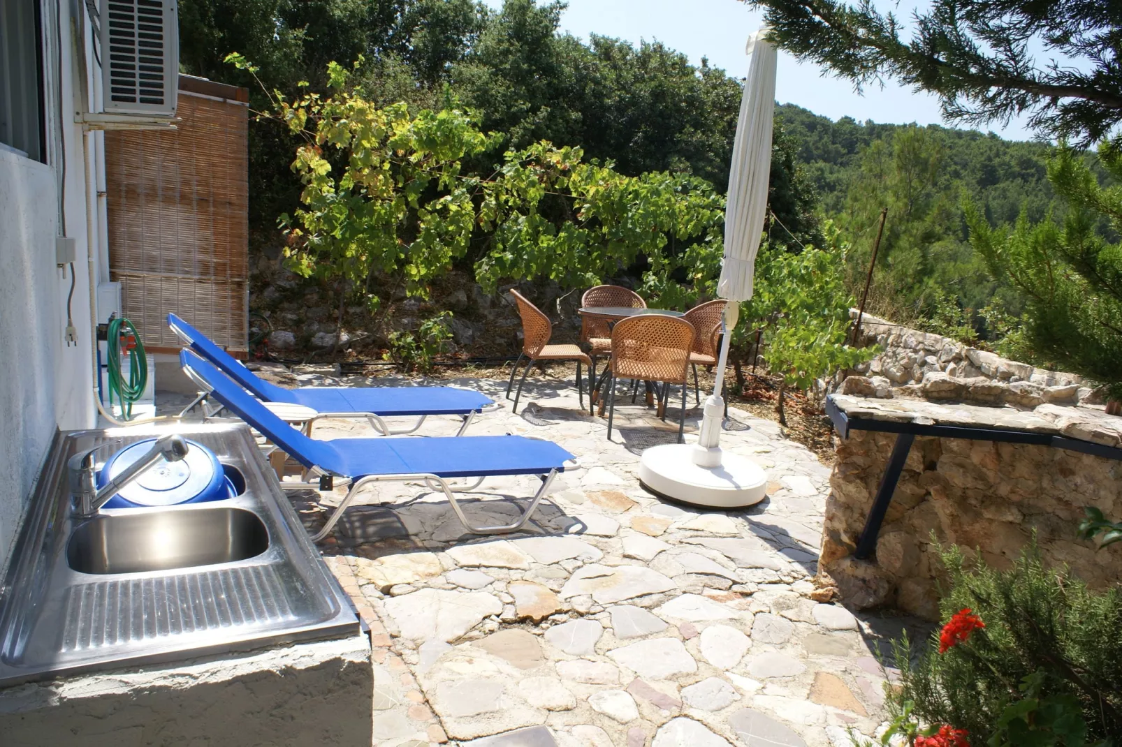 House Kritinia Rhodos-Terrasbalkon