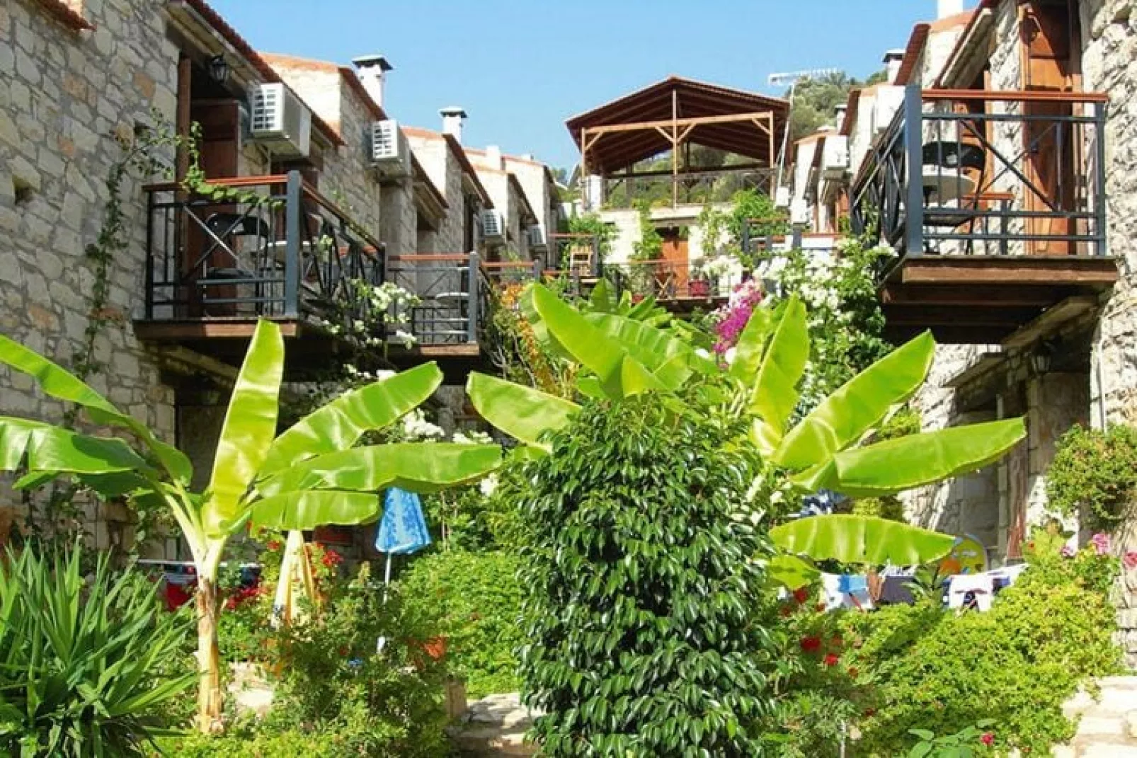 Holiday homes Stone Village Bali - Large Maisonette on two levels 45 qm-Large with halfboard-Tuinen zomer