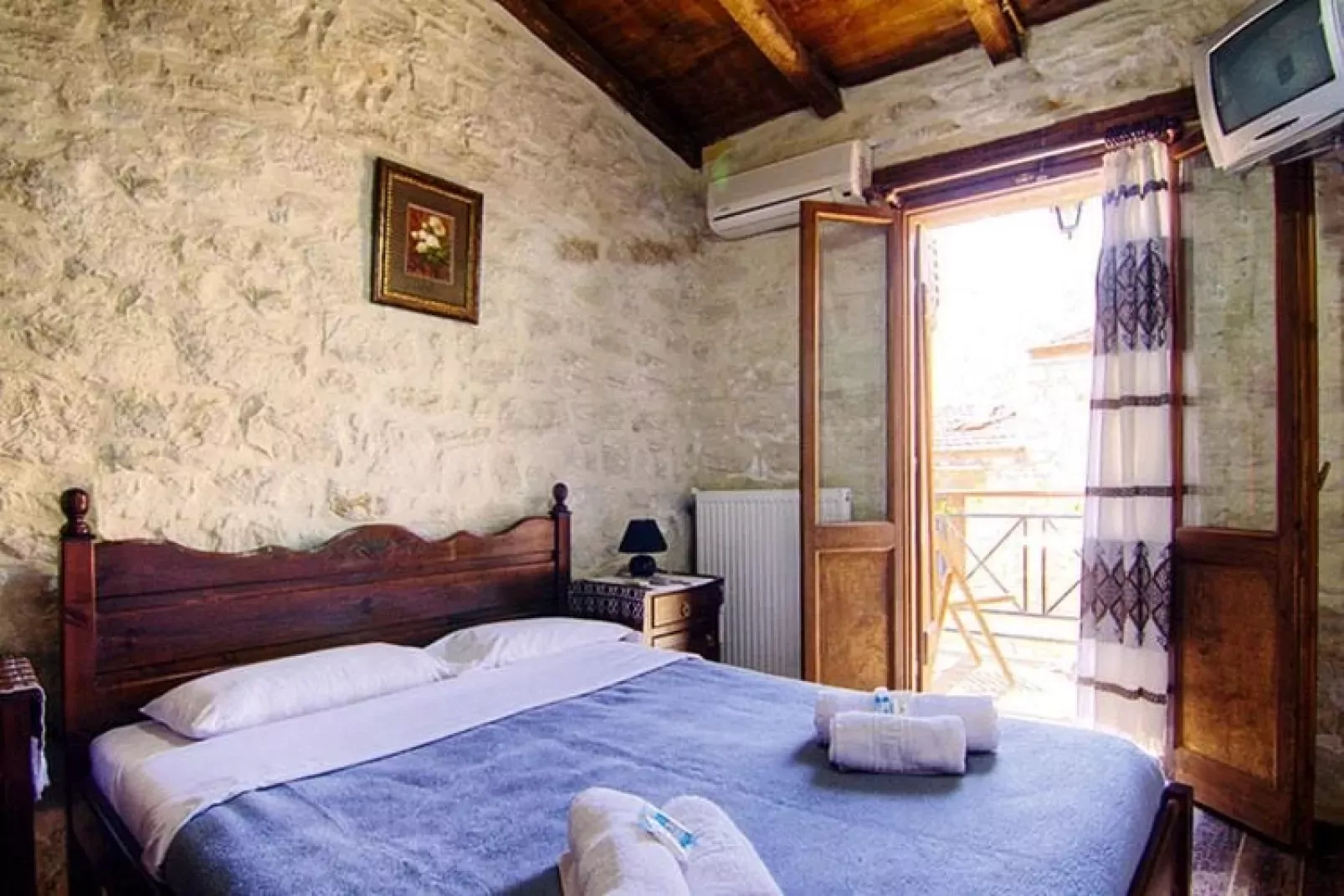Holiday homes Stone Village Bali - 2-bedroom-Apt 60 qm with halfboard-Slaapkamer