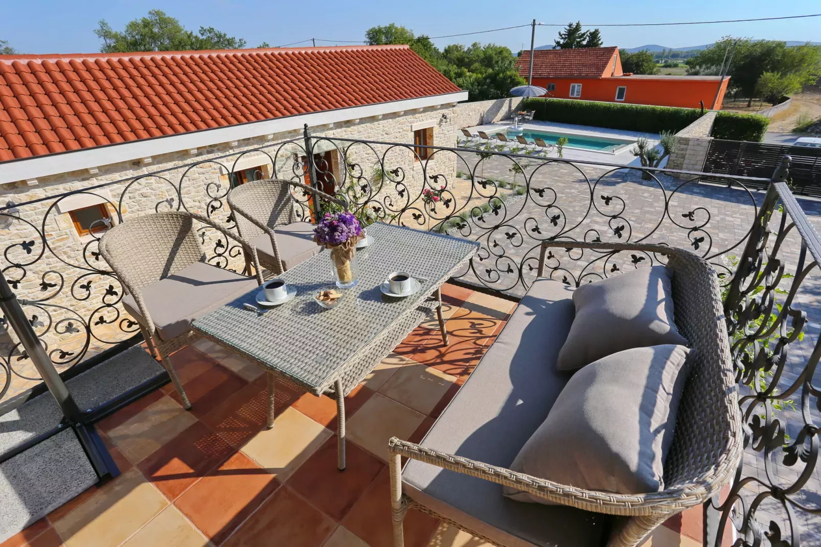 Villa Tereza-Terrasbalkon