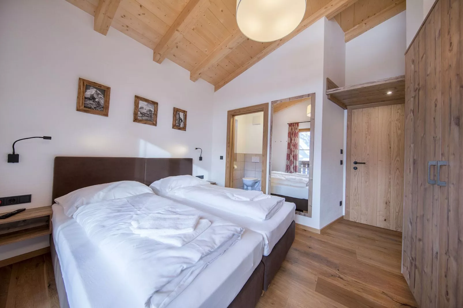 Nationalpark Chalet Rainerhorn-Slaapkamer
