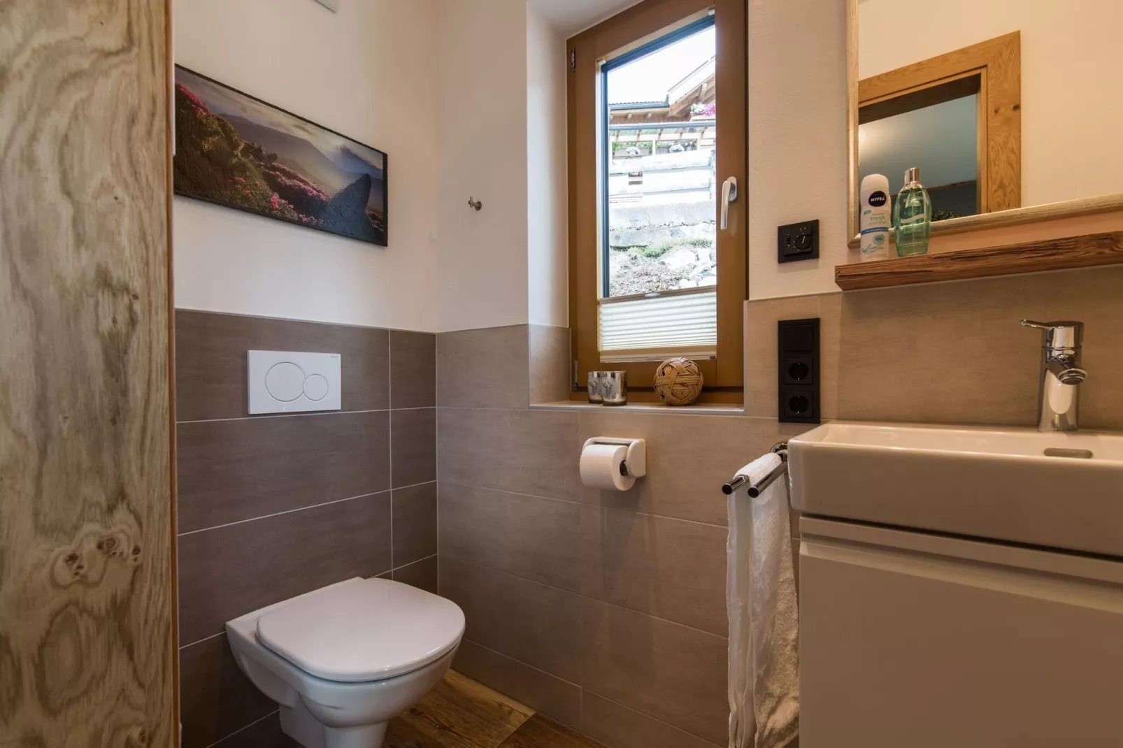 Nationalpark Chalet Rainerhorn-Badkamer