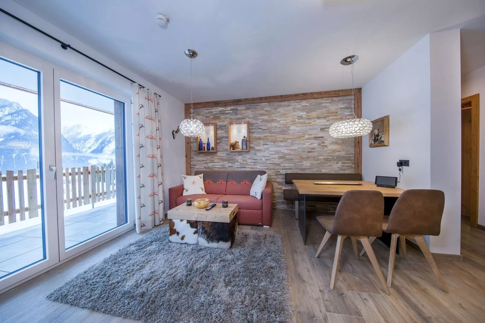 Nationalpark Chalet Hohe Warte-Woonkamer