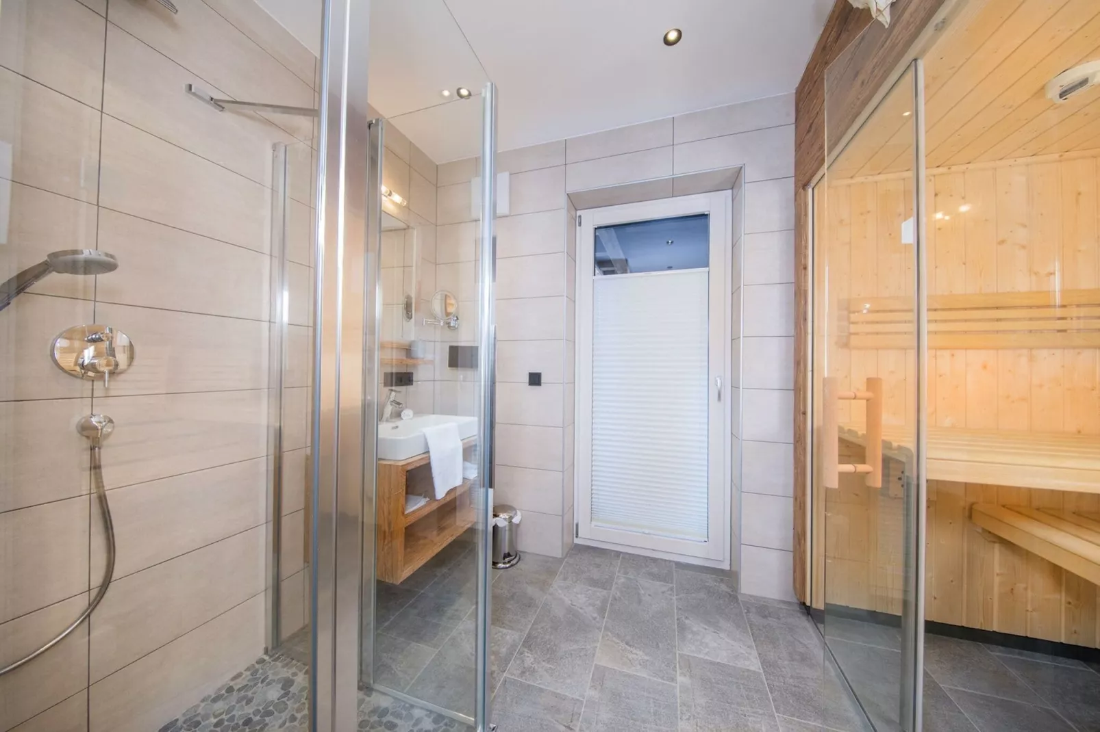Nationalpark Chalet Hohe Warte-Badkamer