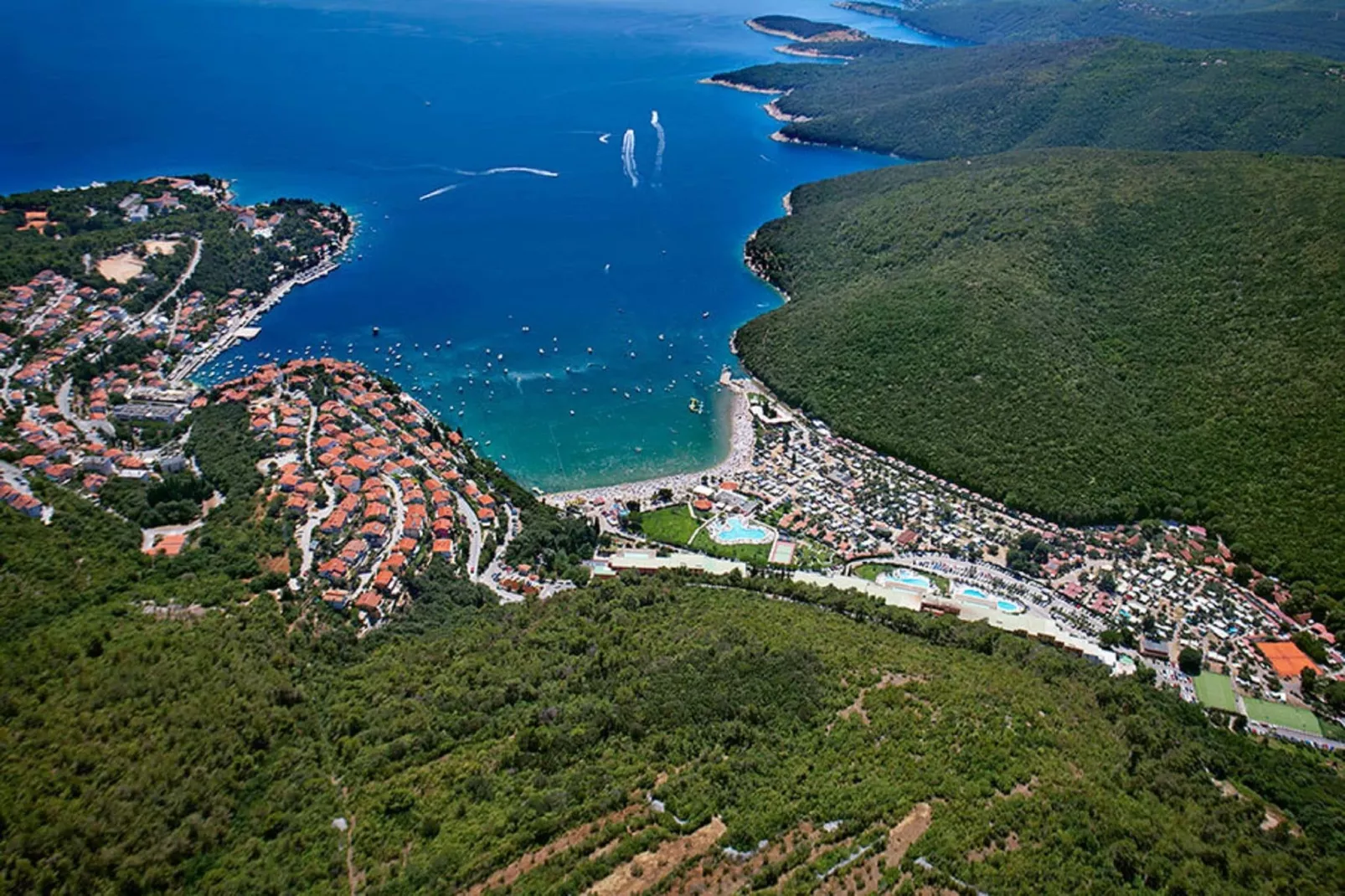 Villa Nika-Gebieden zomer 20km