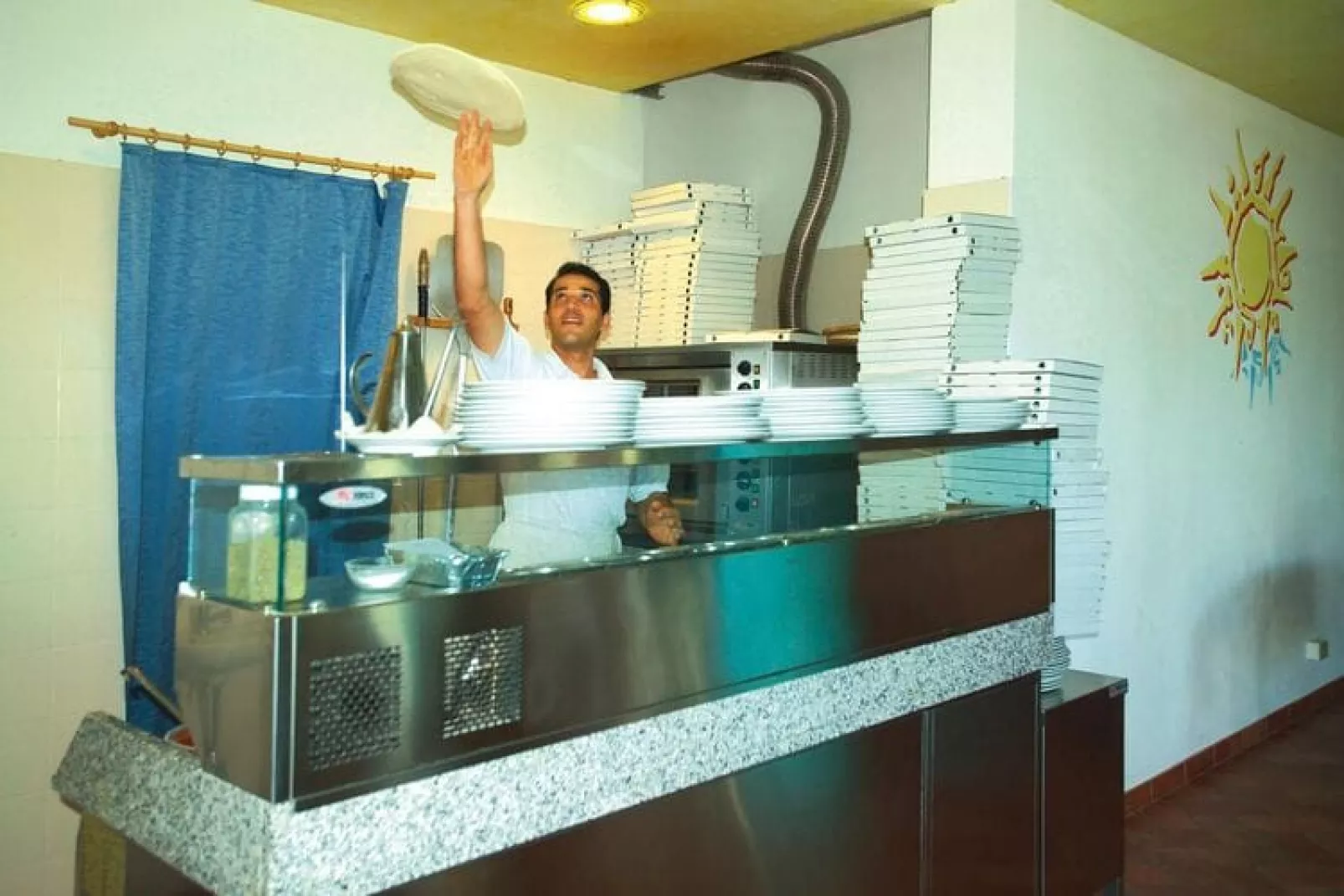 Stacaravan in Moniga del Garda met terras-Badkamer