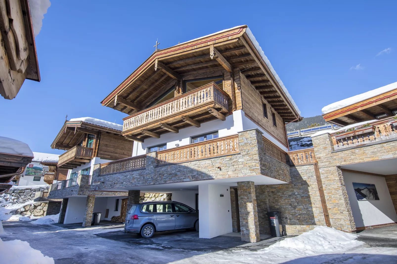 Nationalpark Chalet Schwarzes Hörndl-Exterieur winter