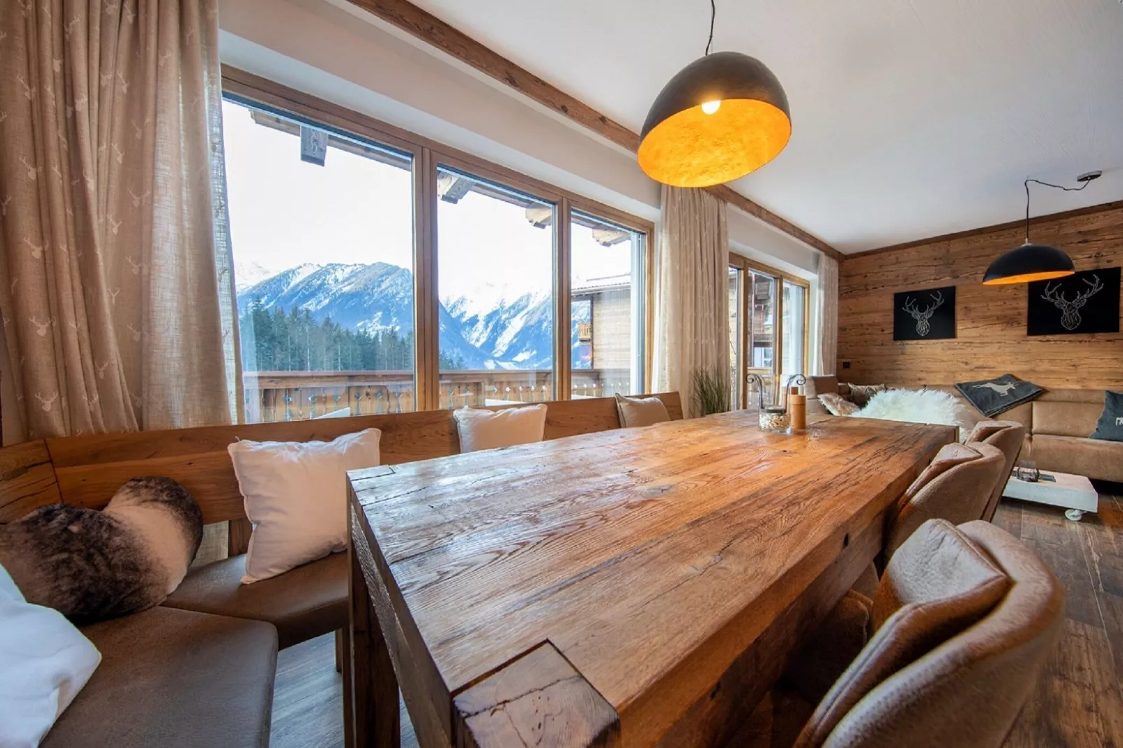 Nationalpark Chalet Schwarzes Hörndl-Woonkamer