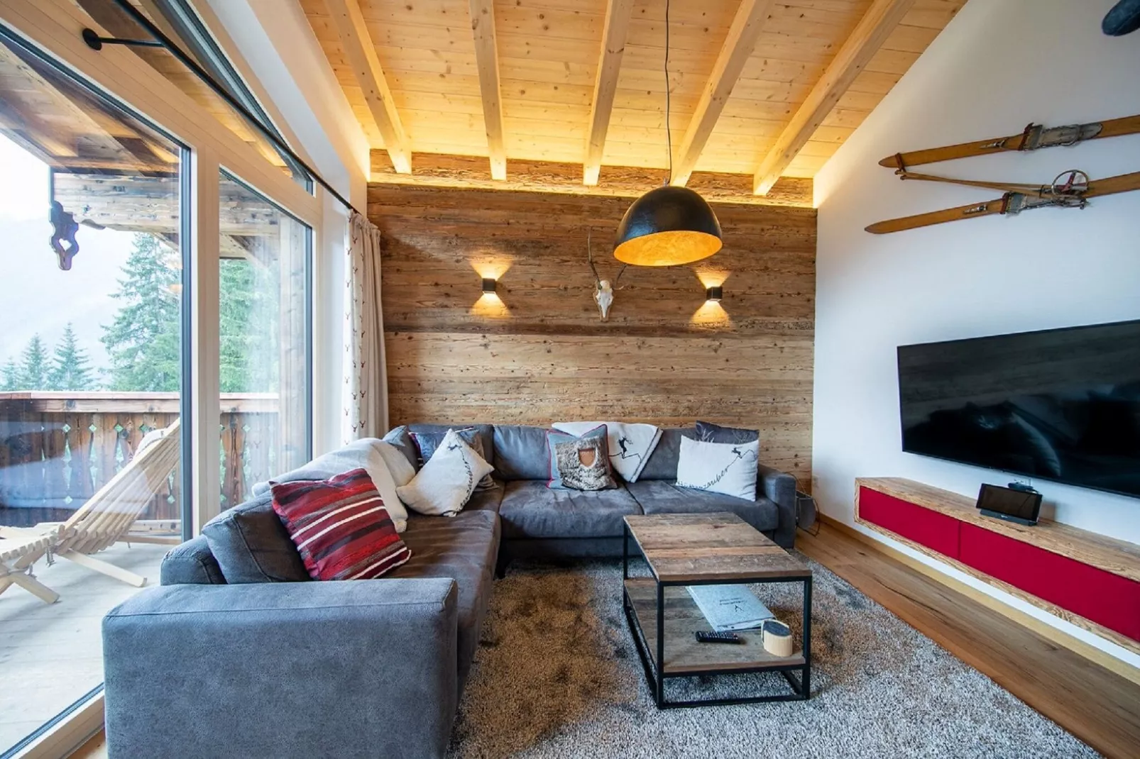 Nationalpark Chalet Schwarzes Hörndl-Woonkamer