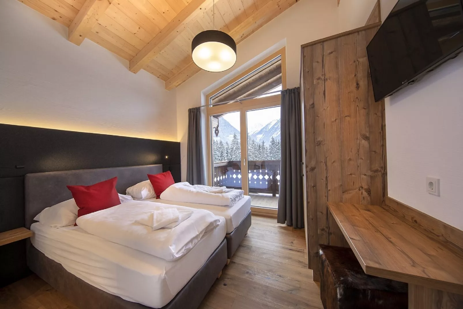 Nationalpark Chalet Schwarzes Hörndl-Slaapkamer