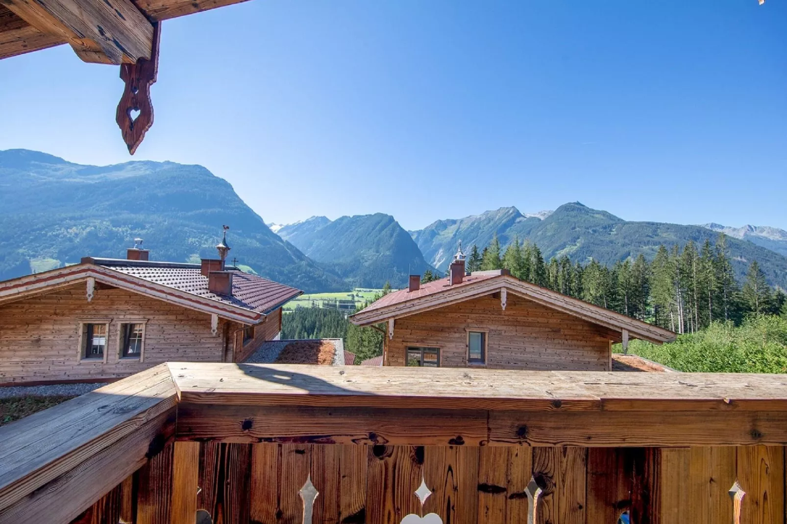 Nationalpark Chalet Schwarzes Hörndl-Uitzicht zomer