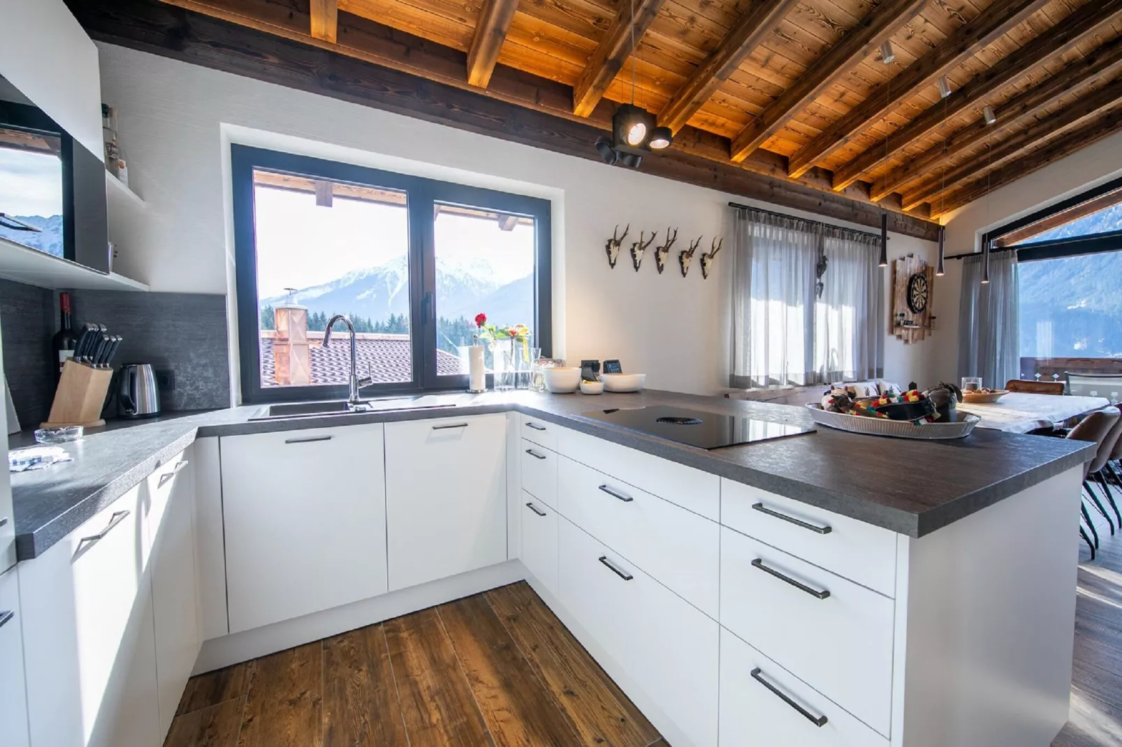 Nationalpark Chalet Dreiherrenspitze-Keuken