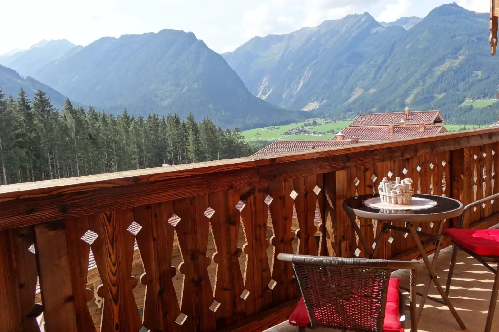 Nationalpark Chalet Dreiherrenspitze-Uitzicht zomer