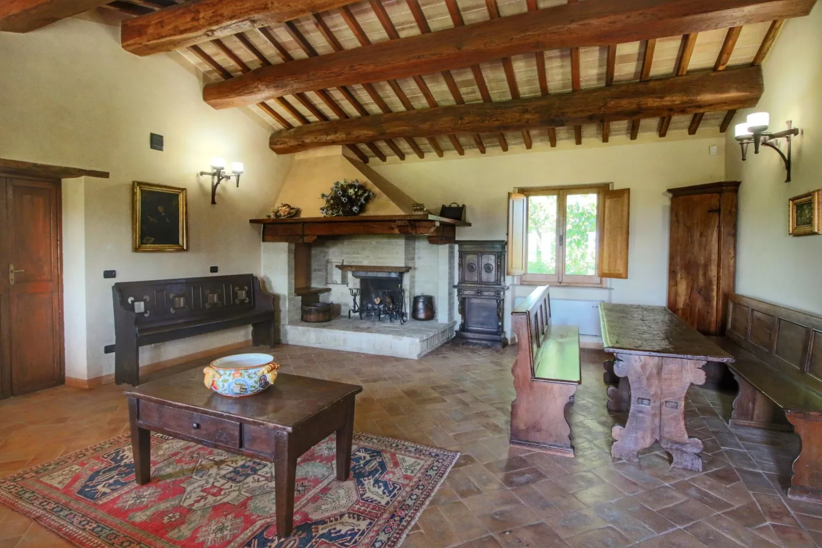 Villa Angeli-Woonkamer