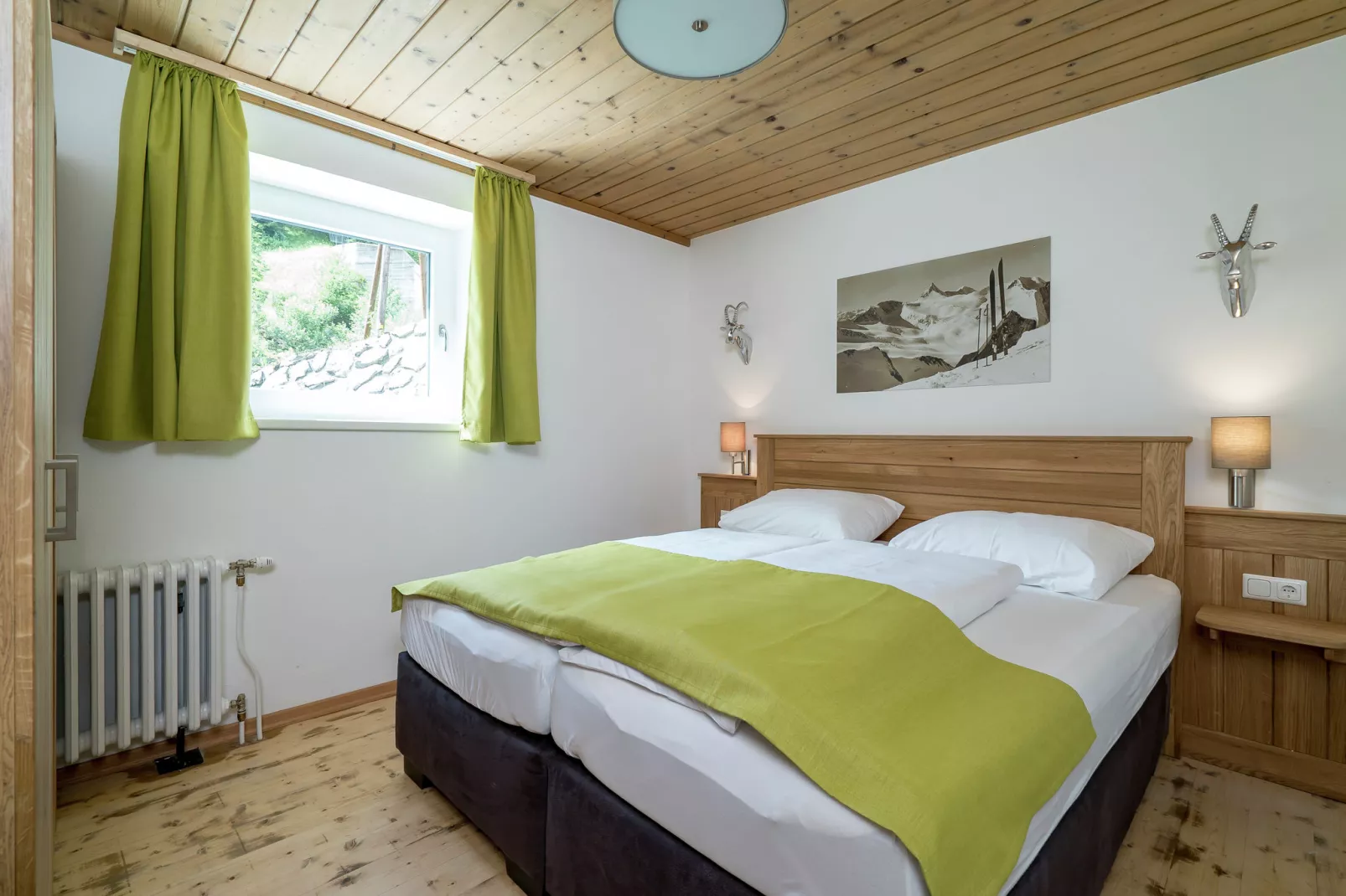 Alpensteinbock Saalbach-Slaapkamer