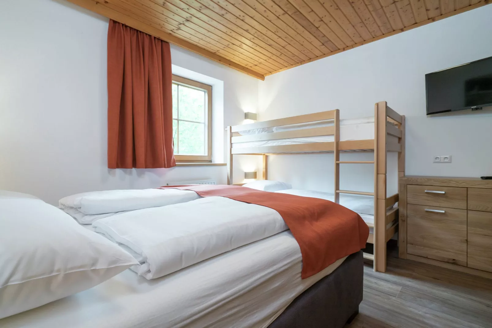 Alpensteinbock Saalbach-Slaapkamer