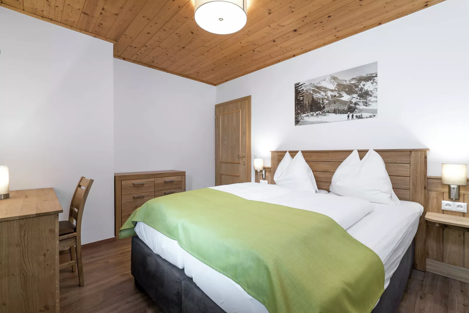 Alpensteinbock Saalbach-Slaapkamer