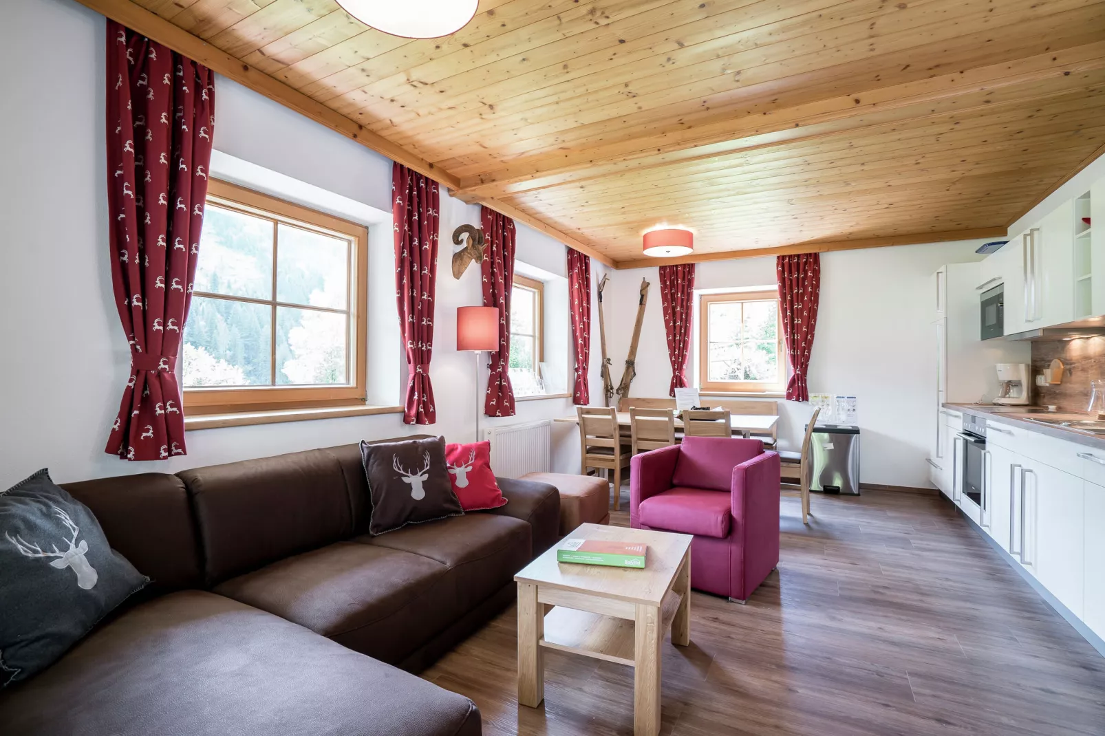 Alpensteinbock Saalbach B-Woonkamer