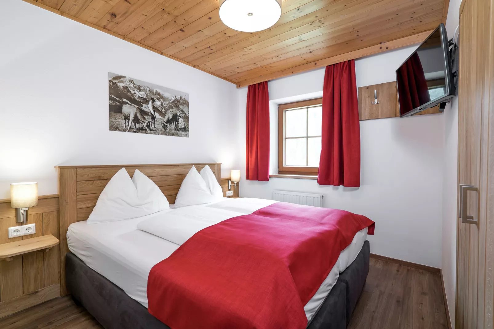 Alpensteinbock Saalbach B-Slaapkamer