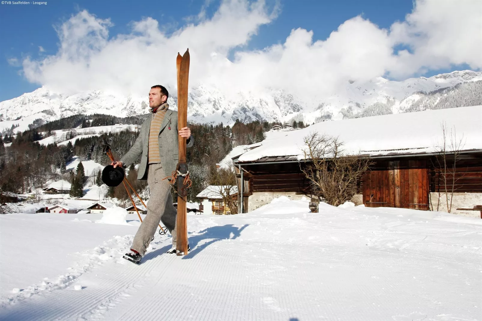 Alpensteinbock Saalbach B-Gebied winter 5km