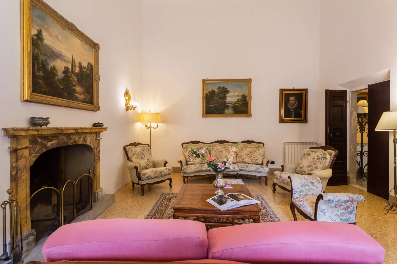 Villa Eugenia-Woonkamer