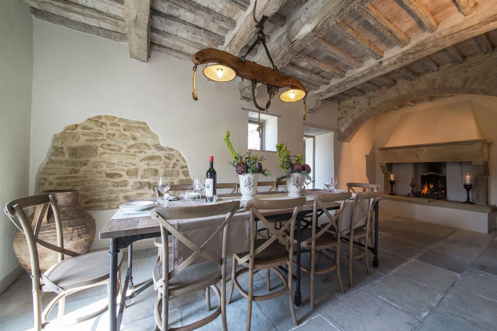 Villa  Gaggioleto-Eetkamer
