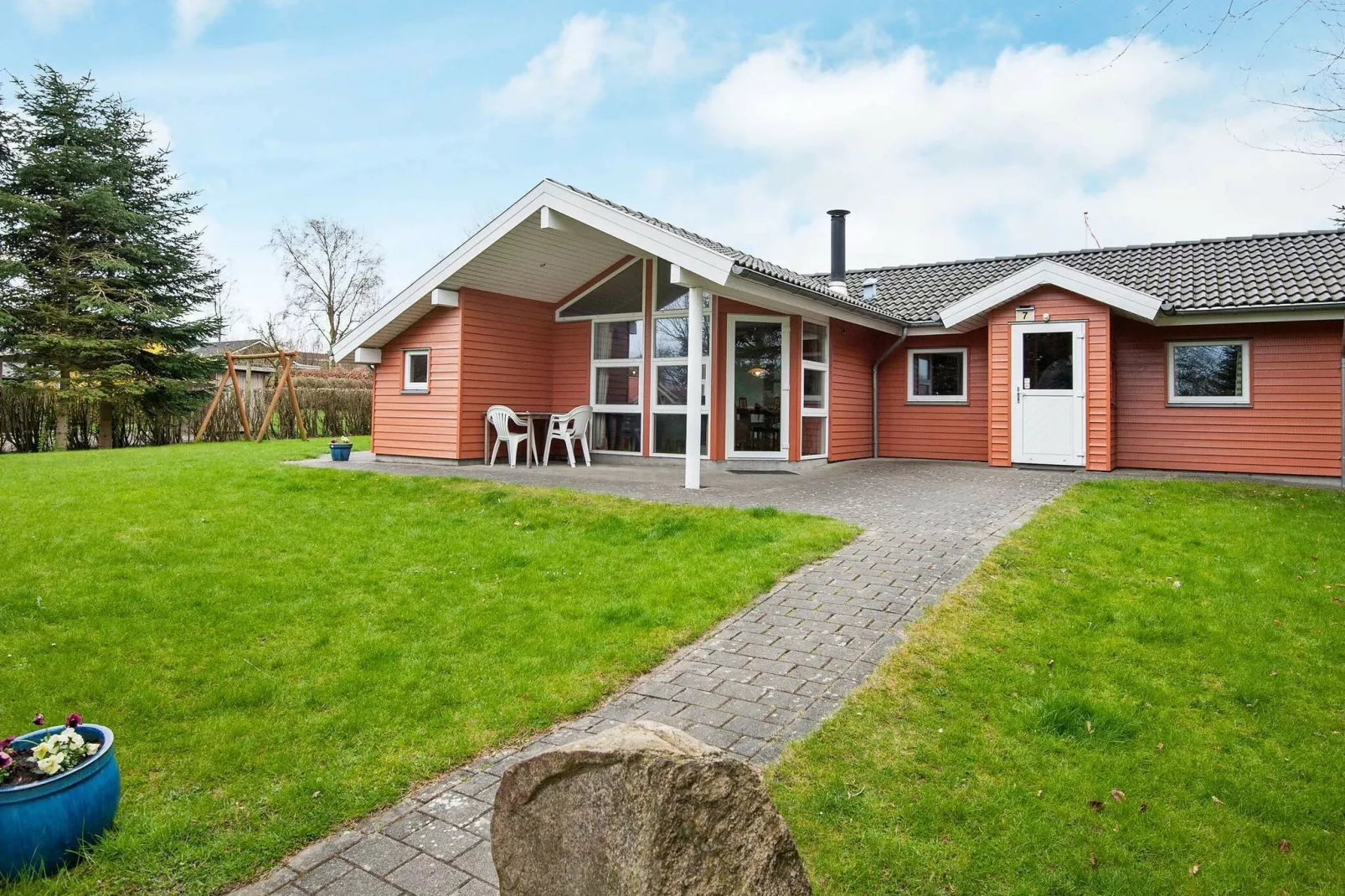 8 persoons vakantie huis in Hejls-Buitenlucht