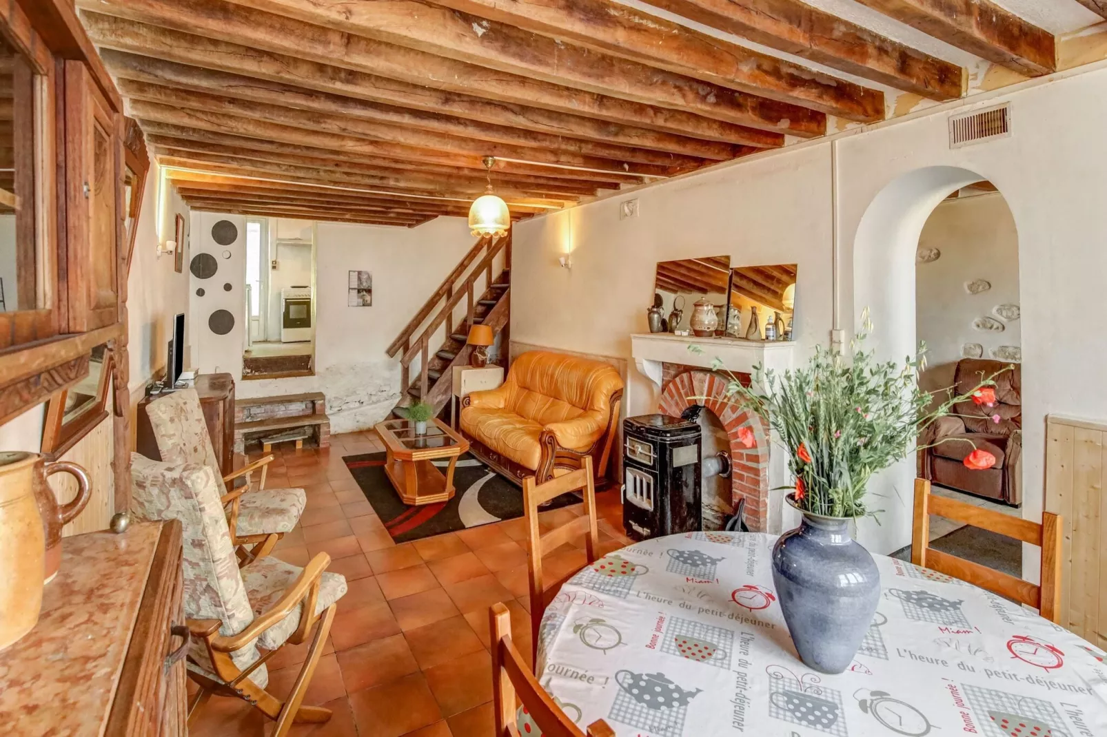 LA MAISON CHAUVE-Woonkamer