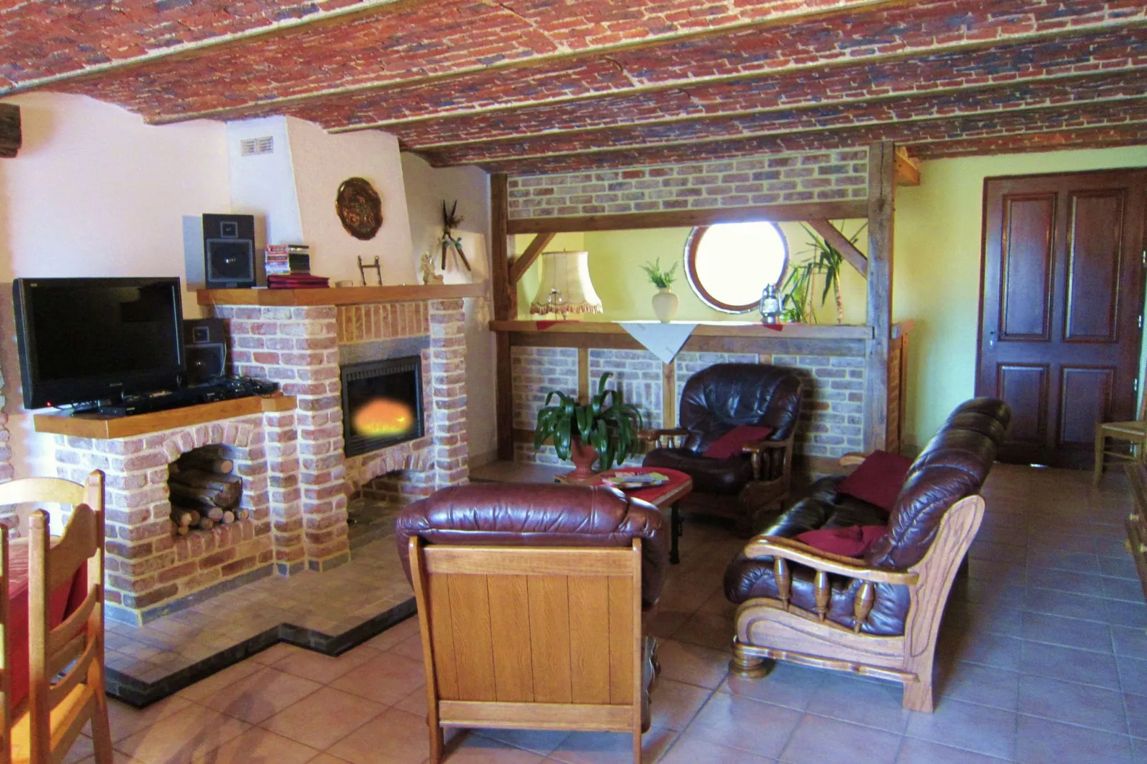 Gite la Belette-Woonkamer