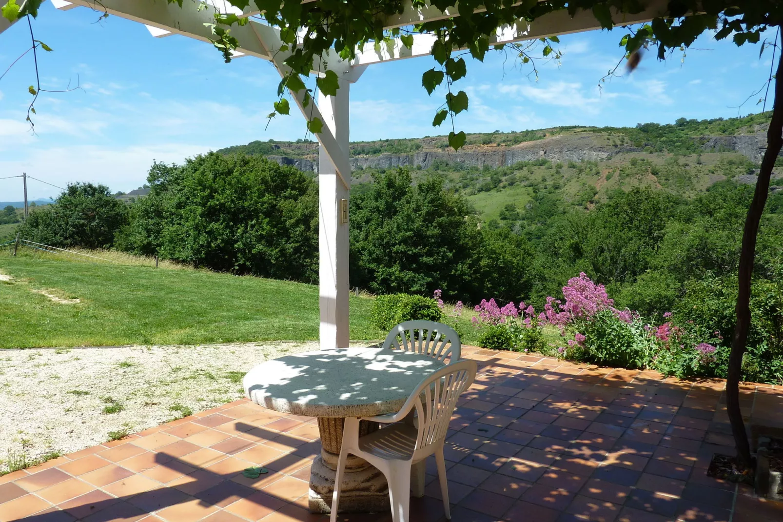 Gite - SAINT PONS-Terrasbalkon