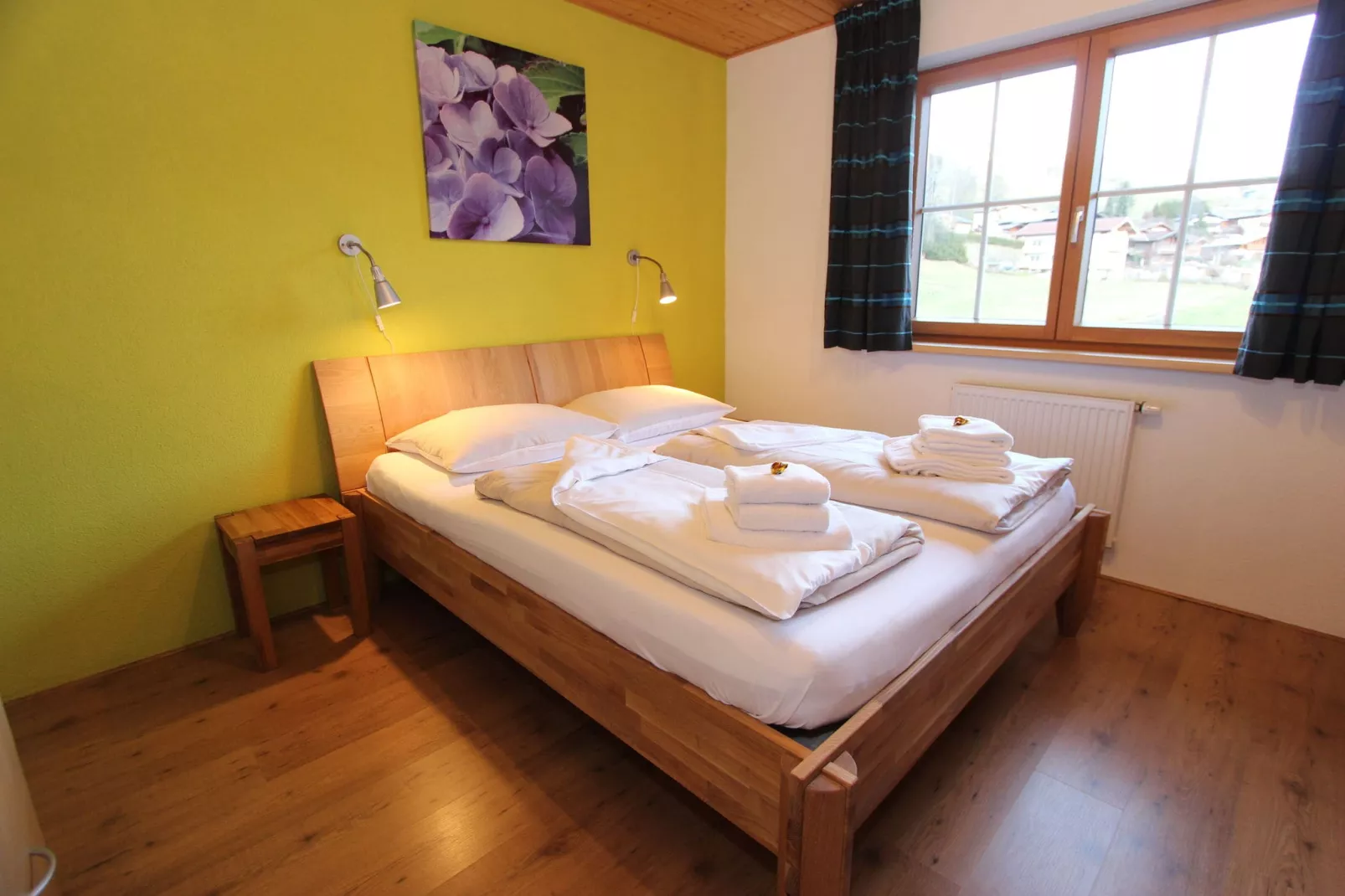Ruim appartement in Maria Alm nabij een golfbaan-Slaapkamer