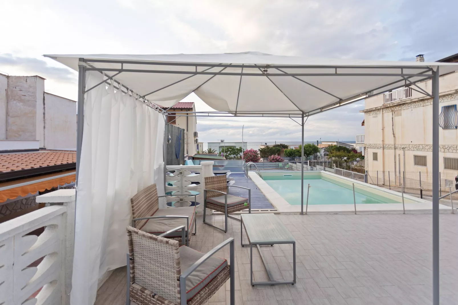 Blu Corallo Spiaggia-Terrasbalkon