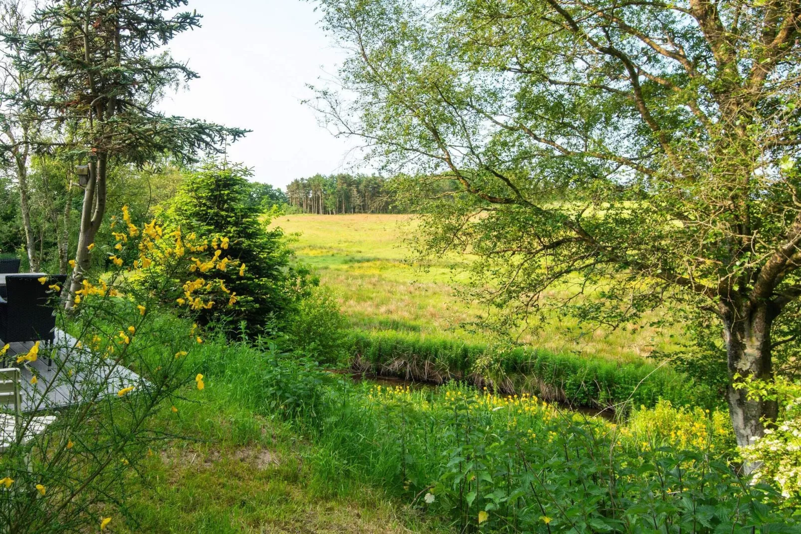 Rustige rivieroever toevluchtsoord-By Traum-Waterzicht