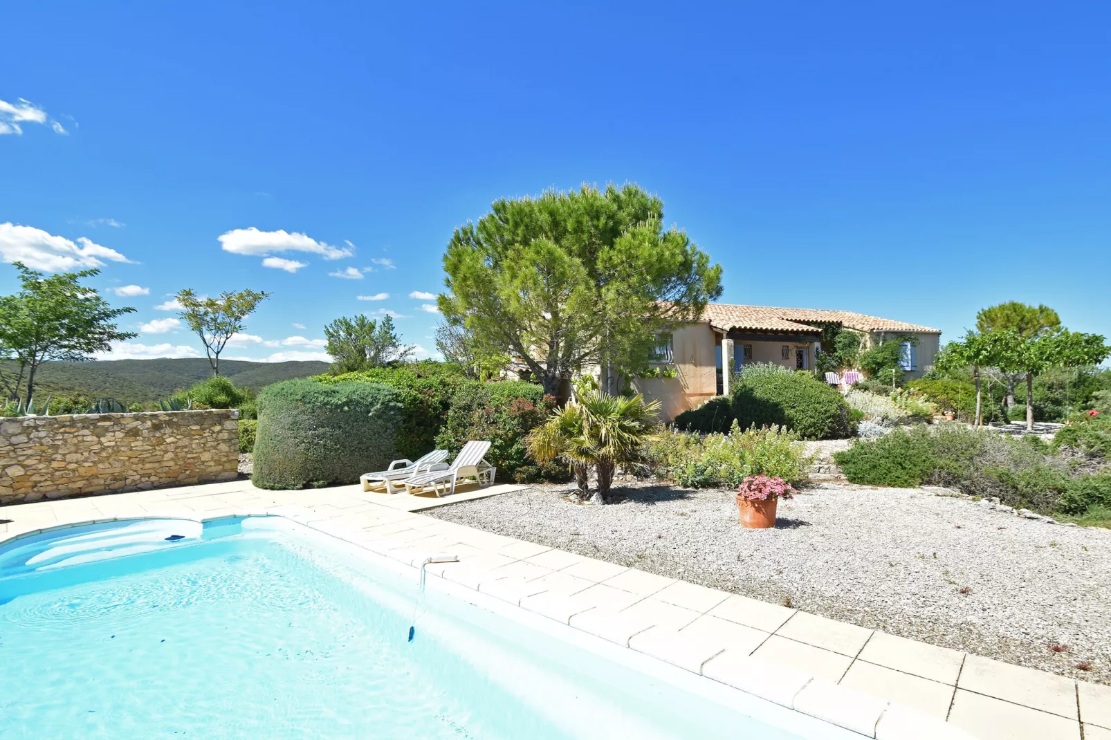 Villa Les Garouillettes-Buitenkant zomer