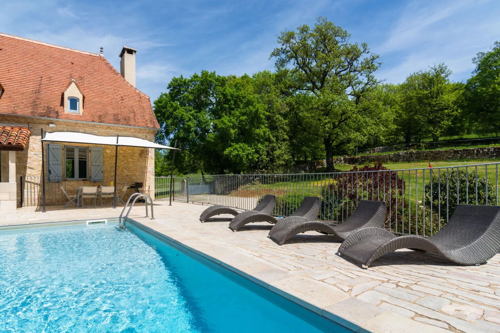 Maison de vacances Thémines-Zwembad