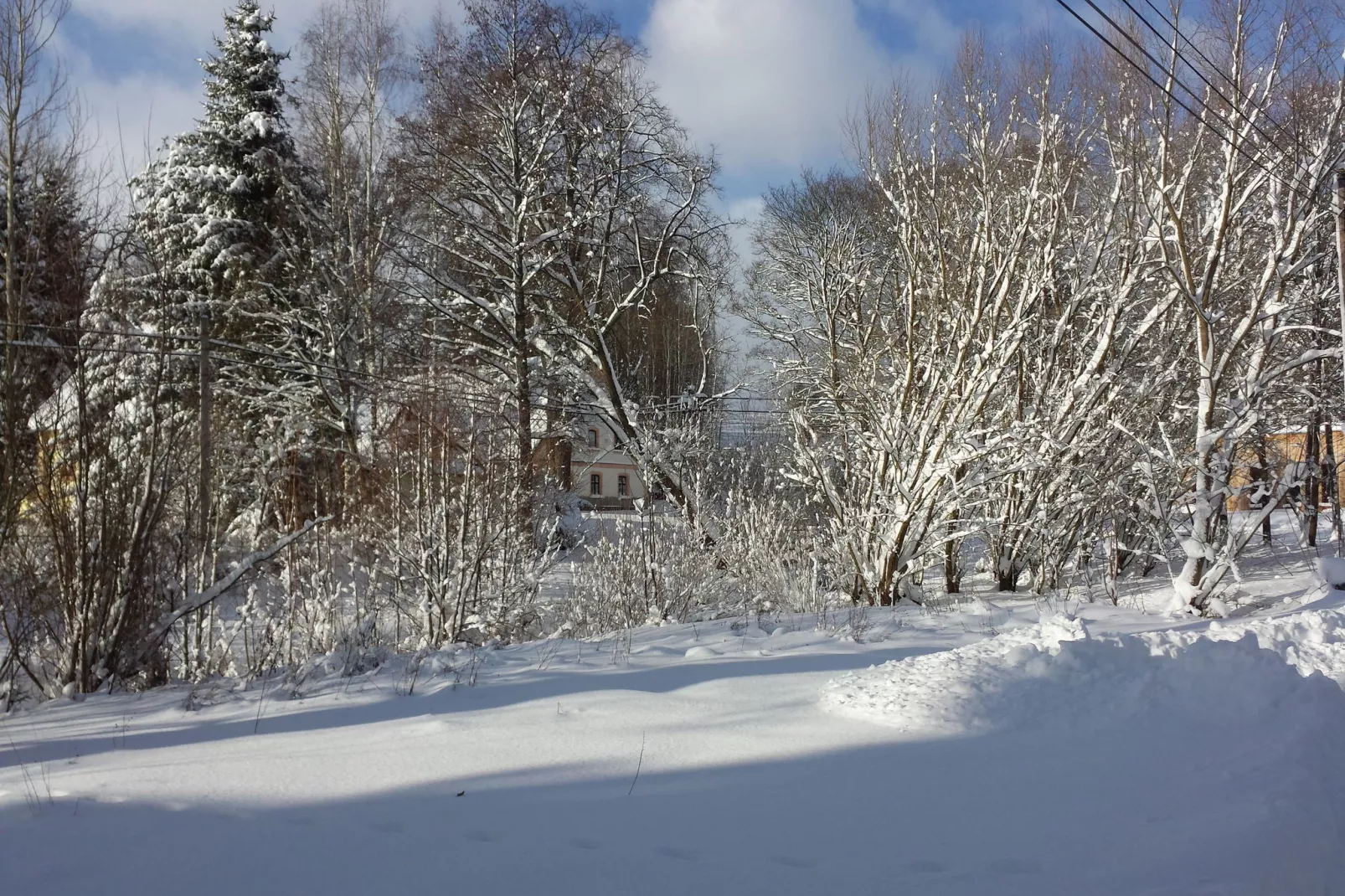 Huis Javornik-Uitzicht winter