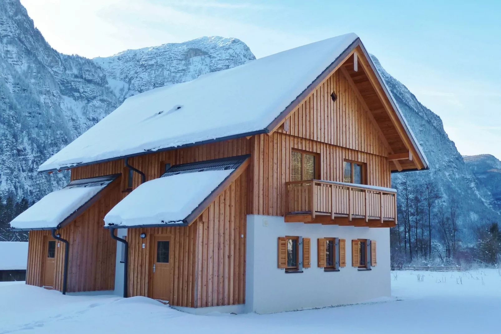 Luxery Salzkammergut Chalet A-Exterieur winter
