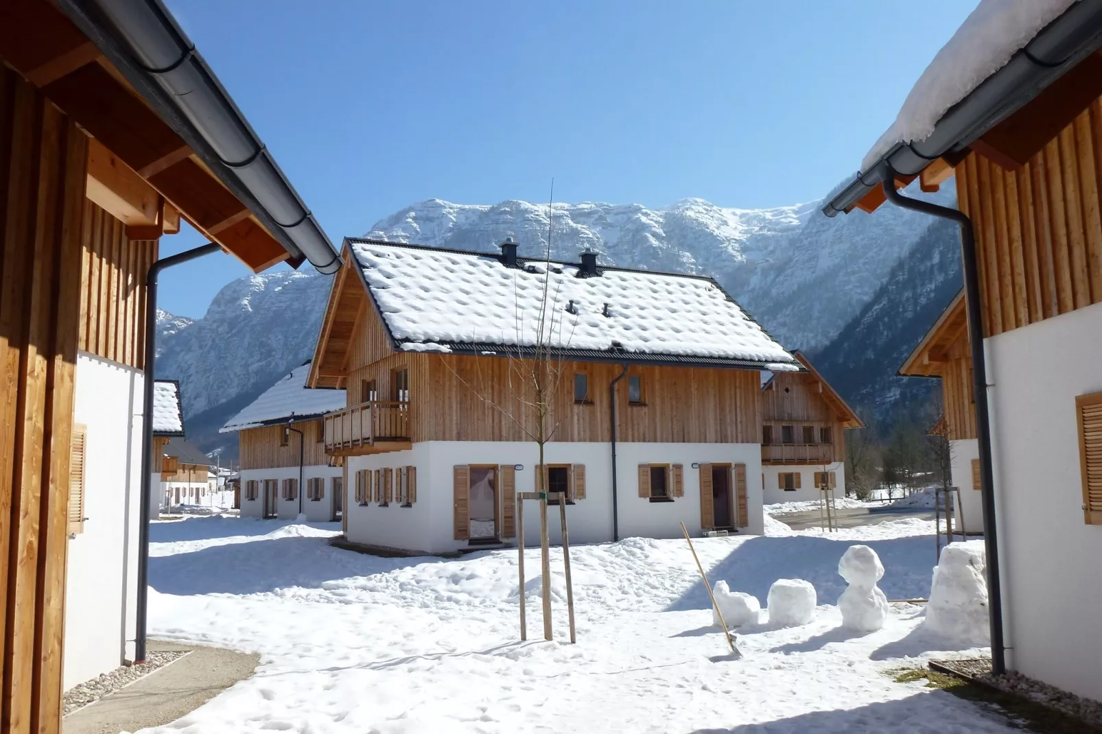 Luxery Salzkammergut Chalet A-Exterieur winter