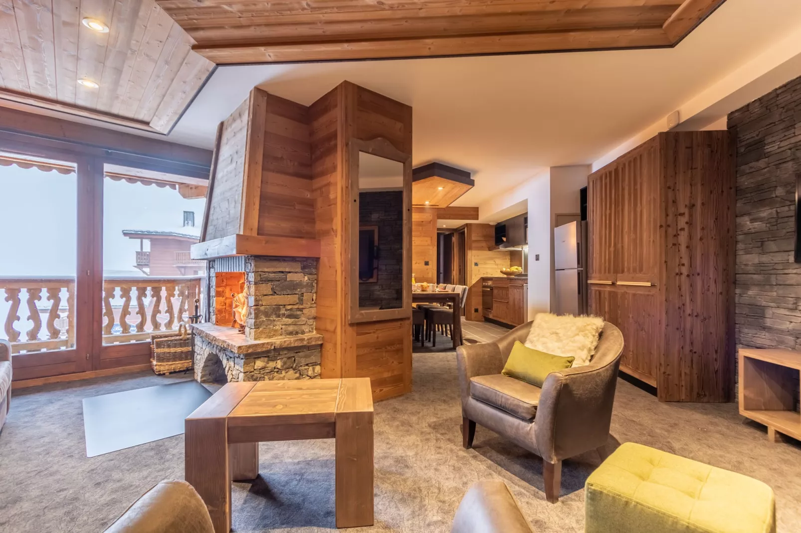 Chalet Altitude Val Thorens 2-Woonkamer
