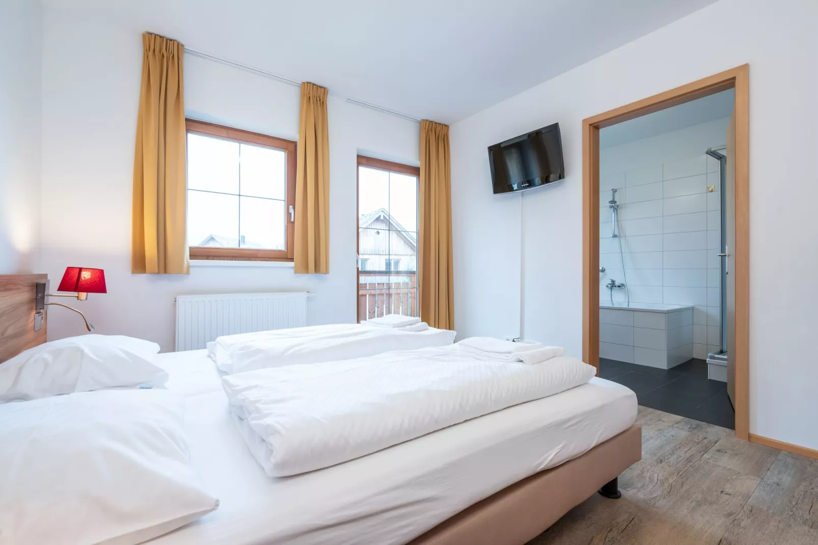 Luxery Salzkammergut Chalet C-Slaapkamer