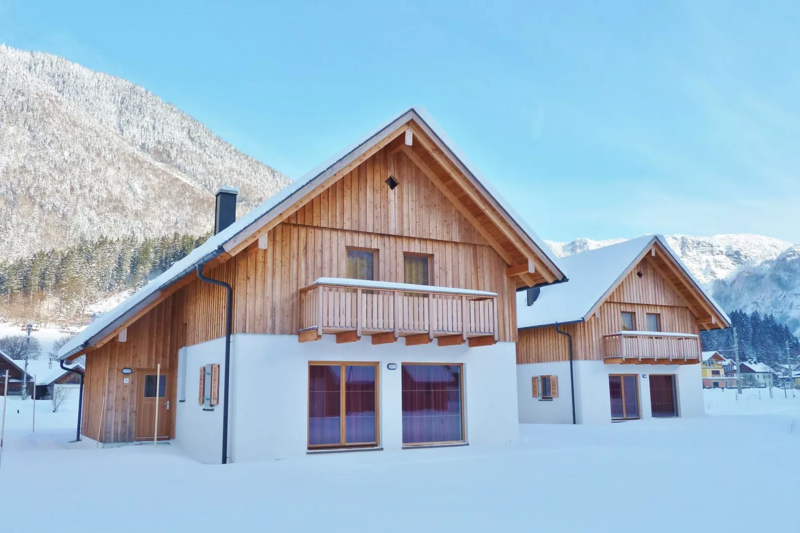Luxery Salzkammergut Chalet D-Exterieur winter