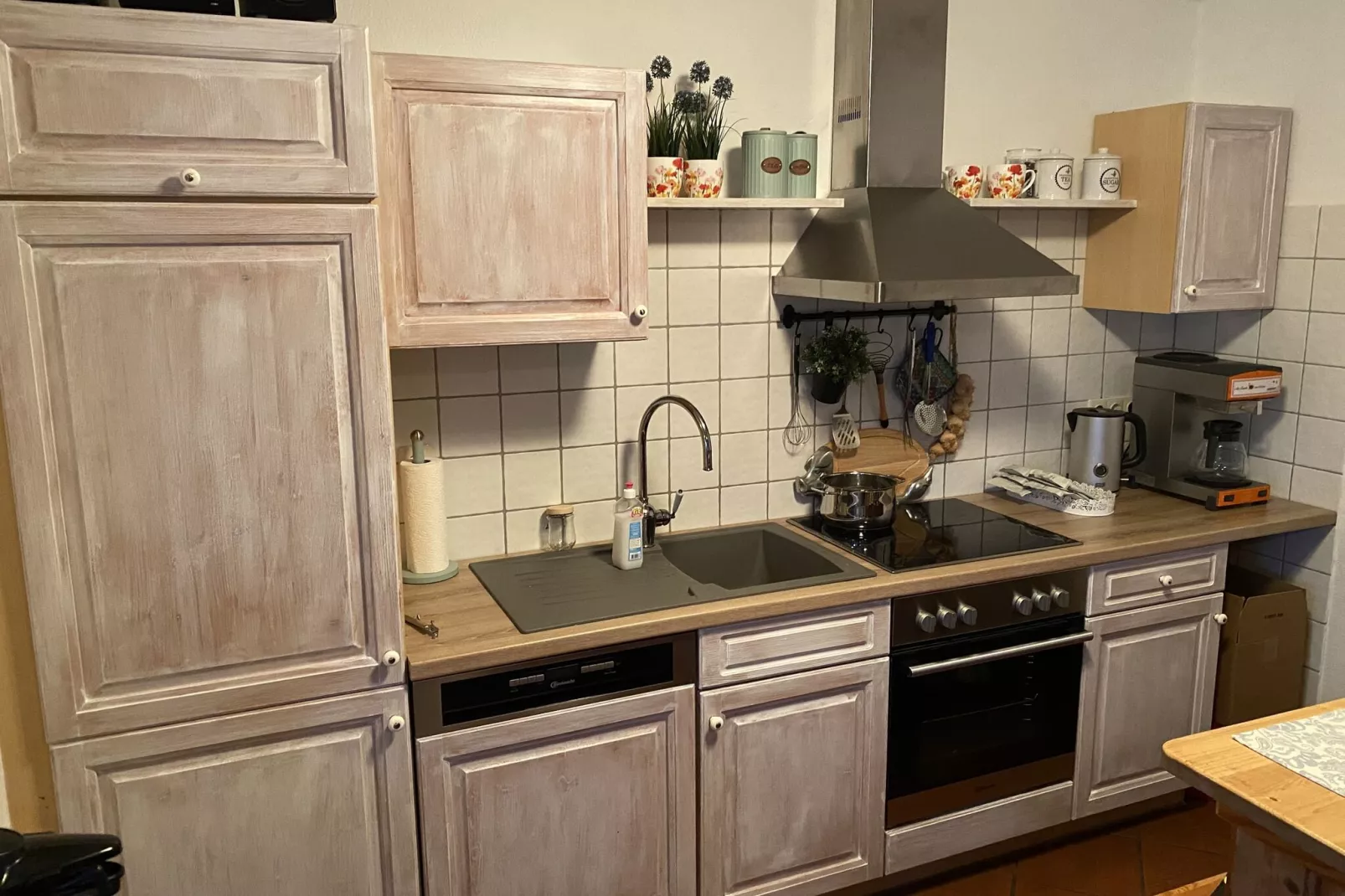 Rustikale Wohnung Fehmarn-Recreatieruimte