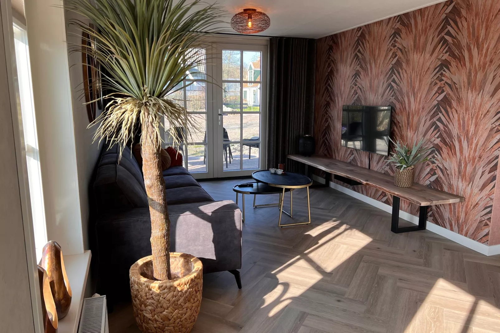 Recreatiepark Wiringherlant - Wiringher Villa 21-Woonkamer