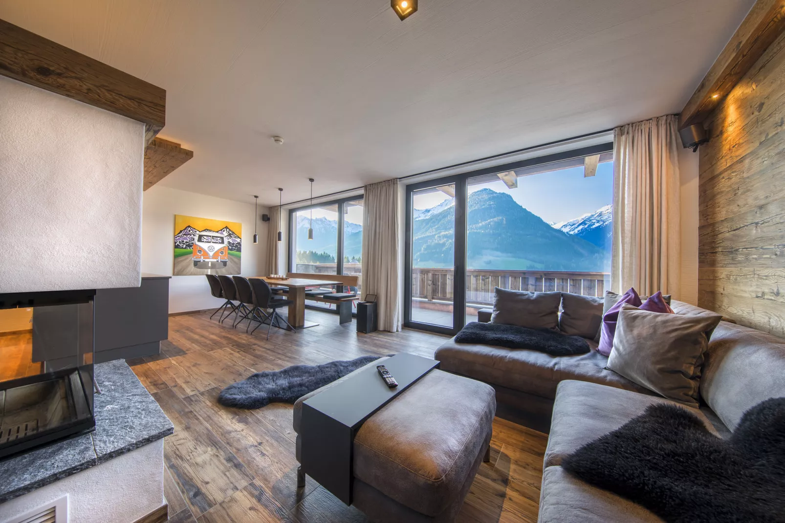 Nationalpark Chalet Gamsmutter-Woonkamer