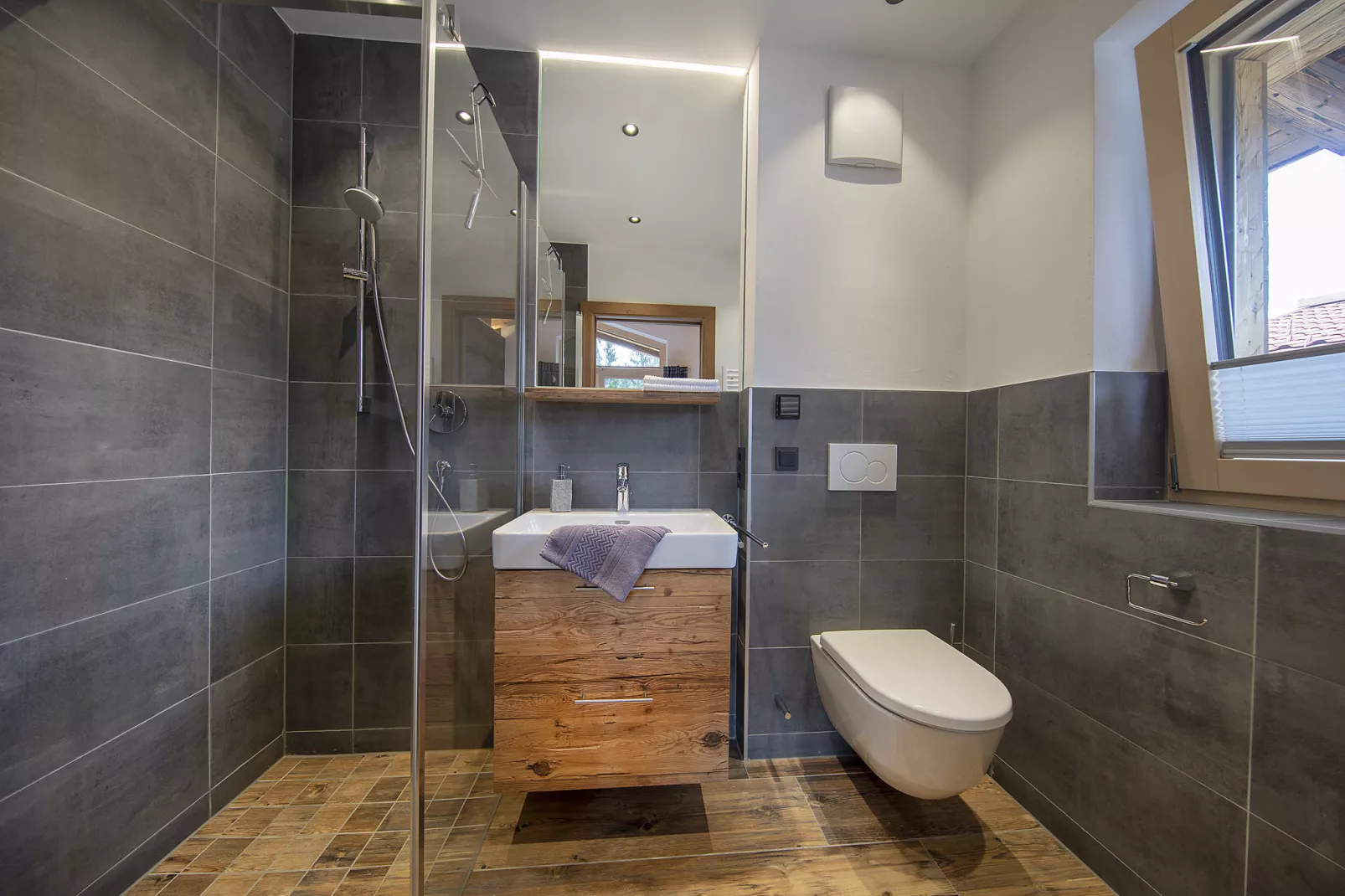 Nationalpark Chalet Gamsmutter-Badkamer