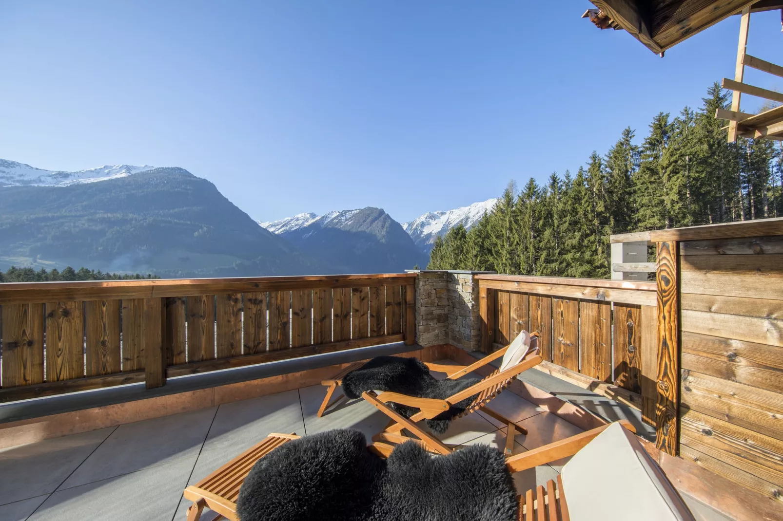 Nationalpark Chalet Gamsmutter-Terrasbalkon