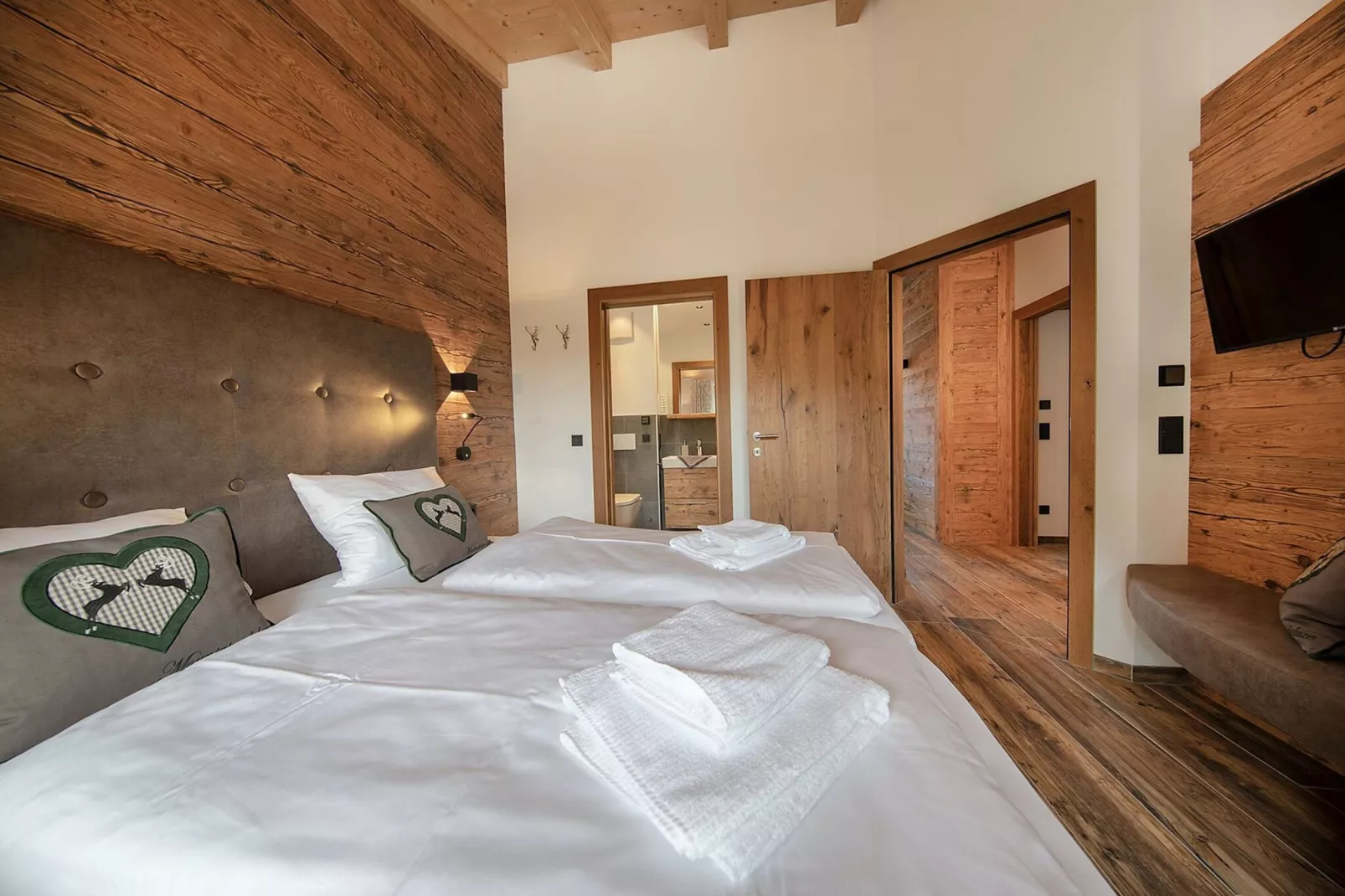 Nationalpark Chalet Lasörling-Slaapkamer