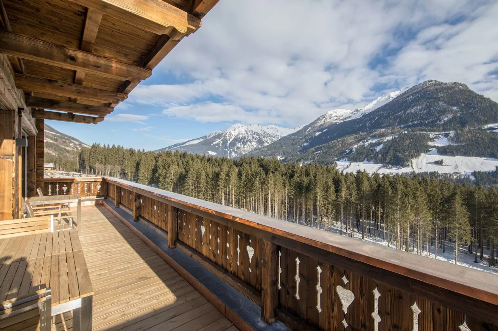 Nationalpark Chalet Lasörling-Terrasbalkon